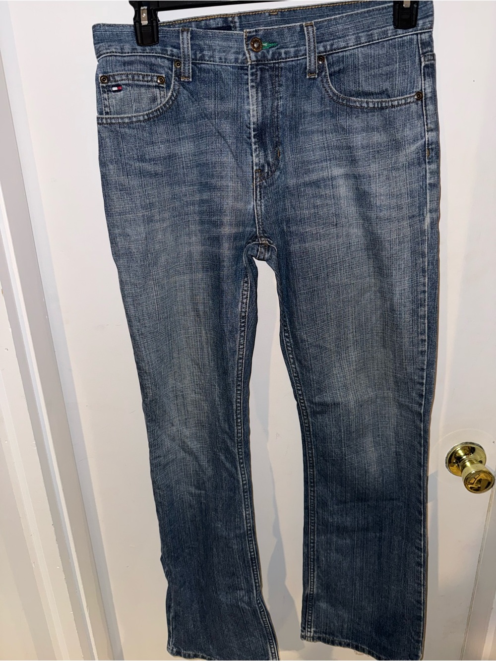 Tommy Hilfiger Men's Light Blue Bootcut Jeans 30/32